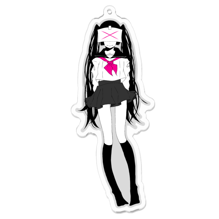 アクリルキーホルダー（コーティング） - 100 x 100 (mm)