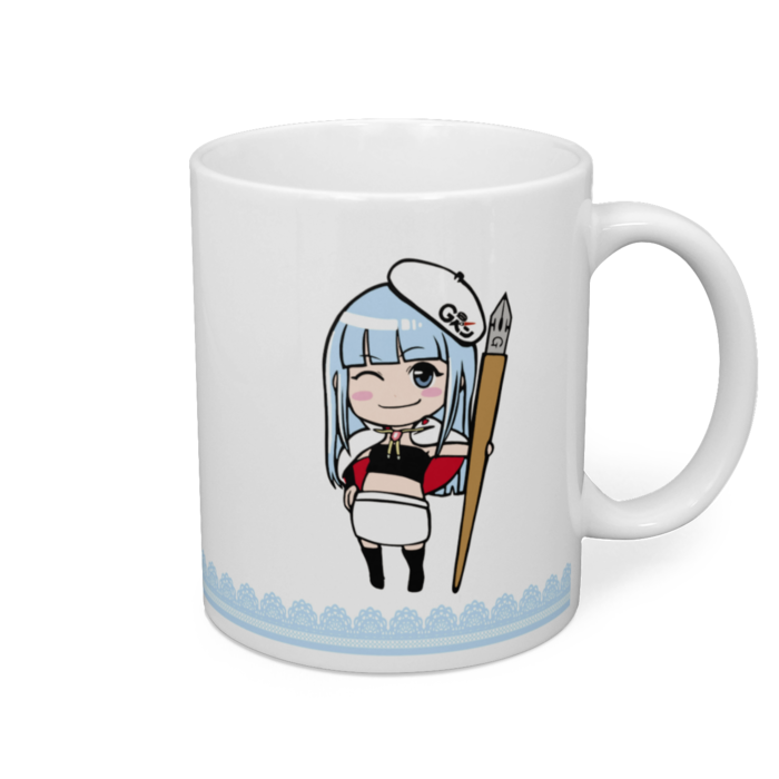 マグカップ - 直径 8 cm / 高さ 9.5 cm