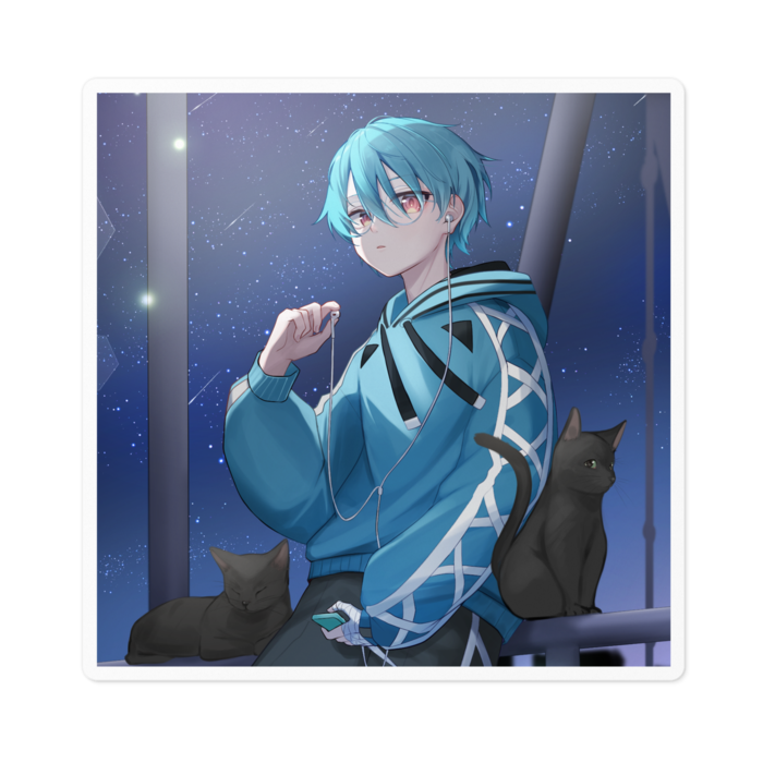 ステッカー - 100 x 100 (mm)