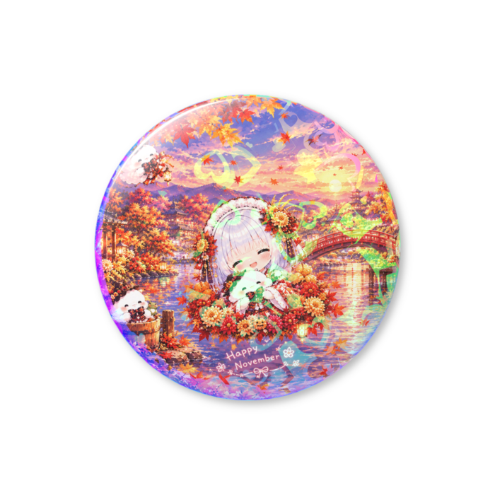 ホログラム缶バッジ - 25mm