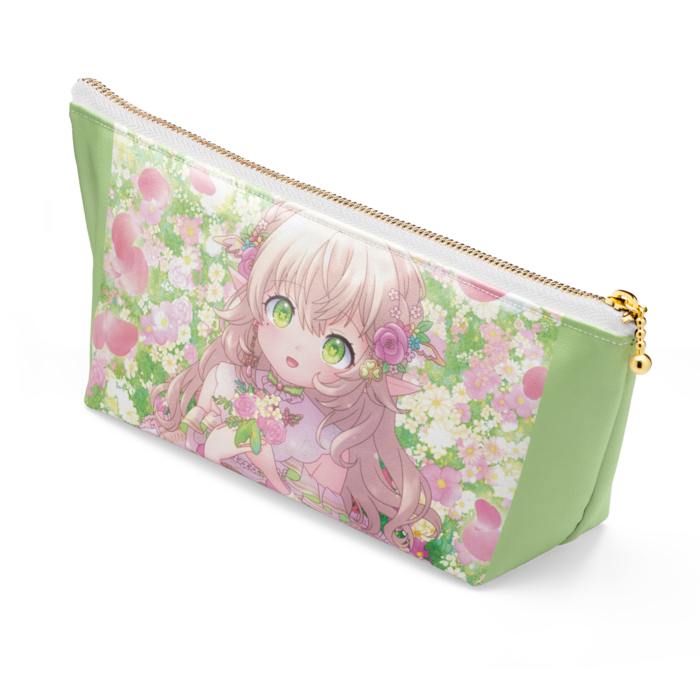 ポーチ - 長さ21.5cm / 高さ10cm - ホワイト