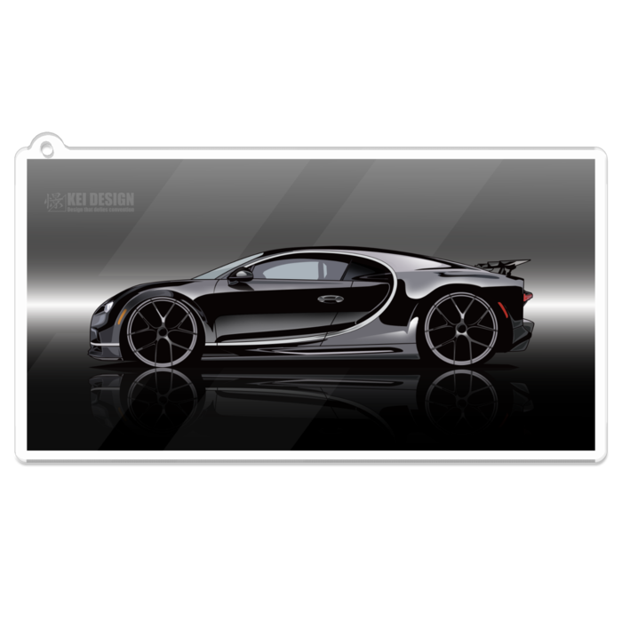 アクリルキーホルダー - 100 x 100 (mm)