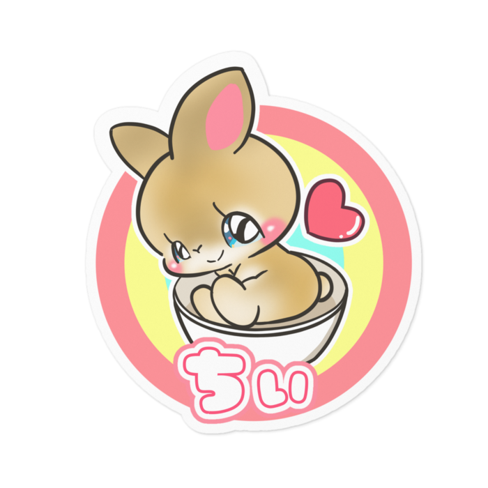 ステッカー - 100 x 100 (mm)