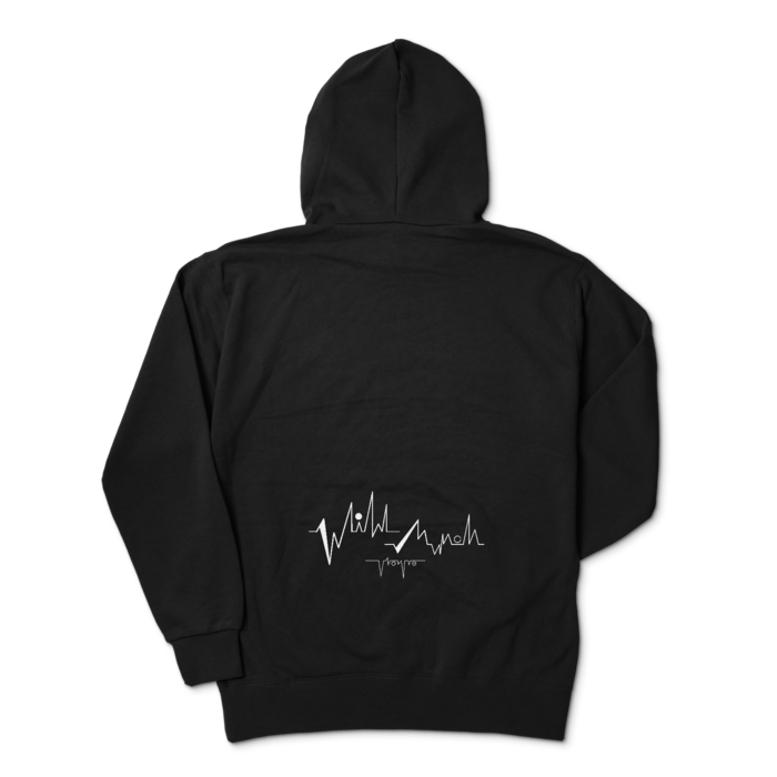 ジップパーカー - XL - ブラック