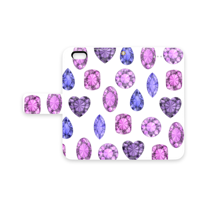 手帳型iPhoneケース - iPhone 6 / 6s - ストラップ穴 あり