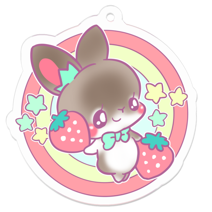 アクリルキーホルダー - 50 x 50 (mm)