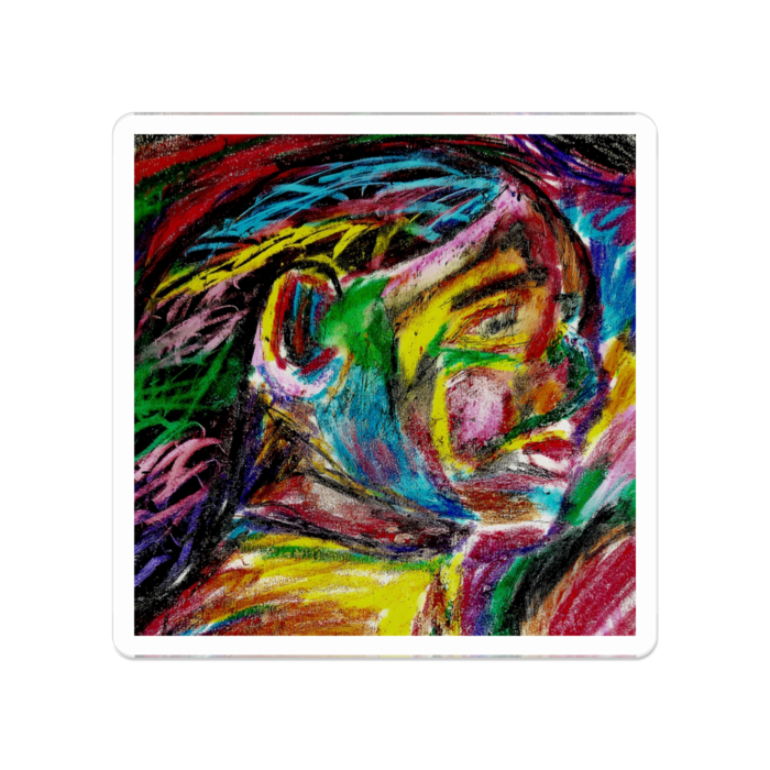 アクリルバッジ - 50 x 50 (mm)