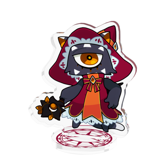 【黒】アクリルフィギュア小 - 50x50mm