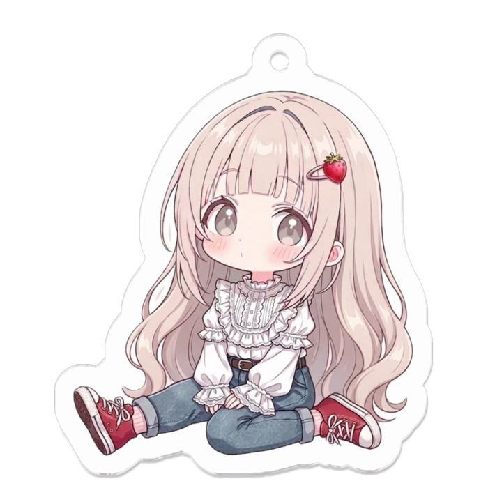 アクリルキーホルダー - 50 x 50 (mm)