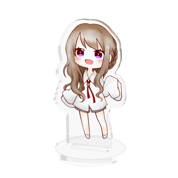 Yシャツのアクリルフィギュア - 50x50mm(1)