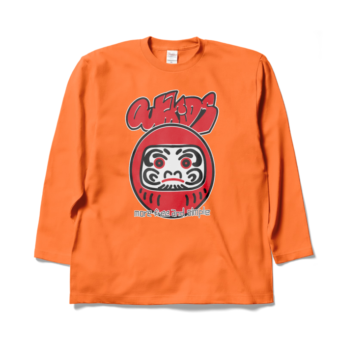 ロングスリーブTシャツ - XL - オレンジ