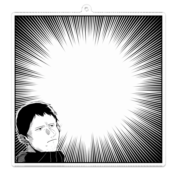 アクリルキーホルダー - 100 x 100 (mm)