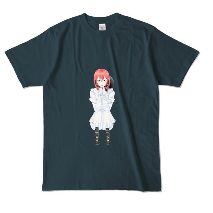 カラーTシャツ - L - デニム (濃色)