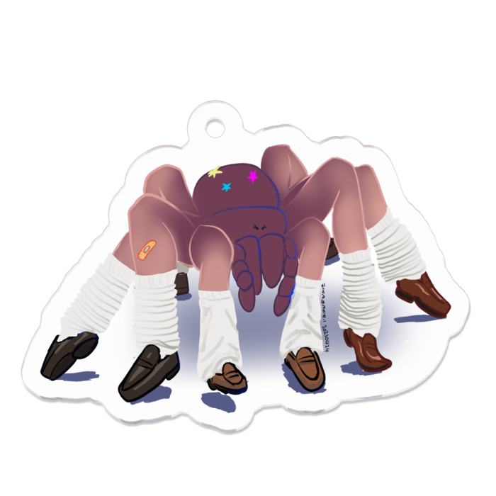 アクリルキーホルダー（コーティング） - 50 x 50 (mm)