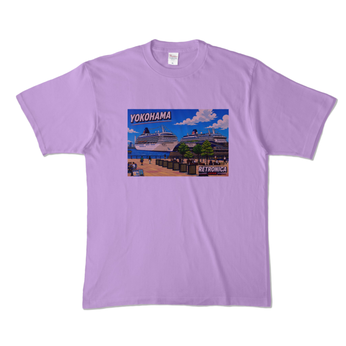 カラーTシャツ - XL - ライトパープル (淡色)