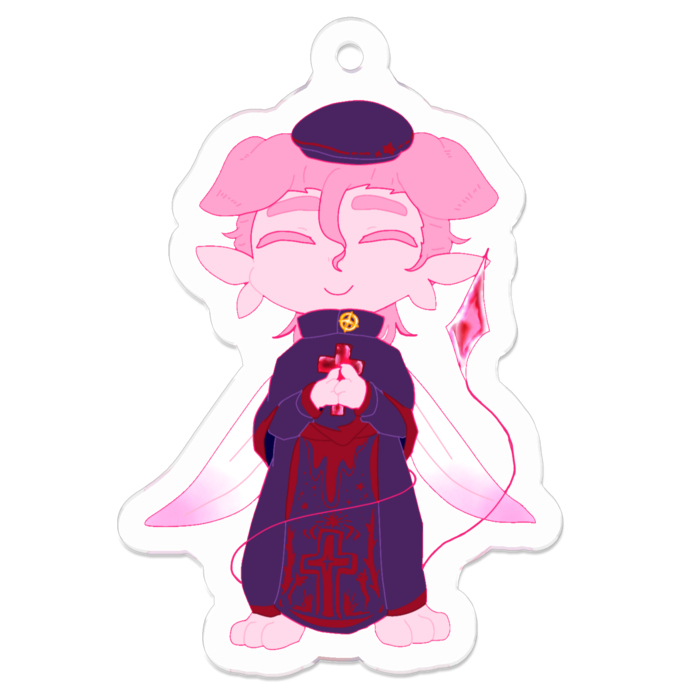 アクリルキーホルダー - 50 x 50 (mm)