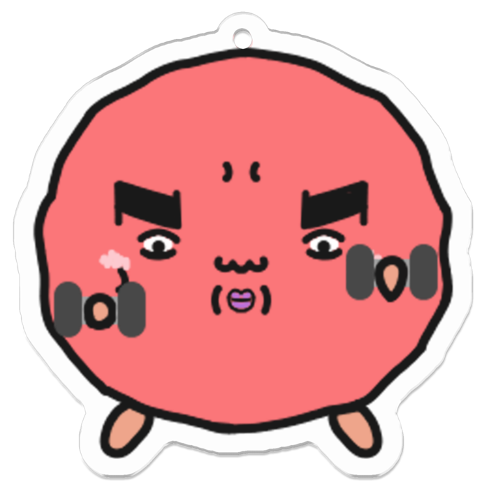 アクリルキーホルダー - 50 x 50 (mm)