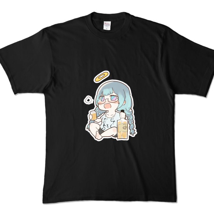 カラーTシャツ - XL - ブラック (濃色)