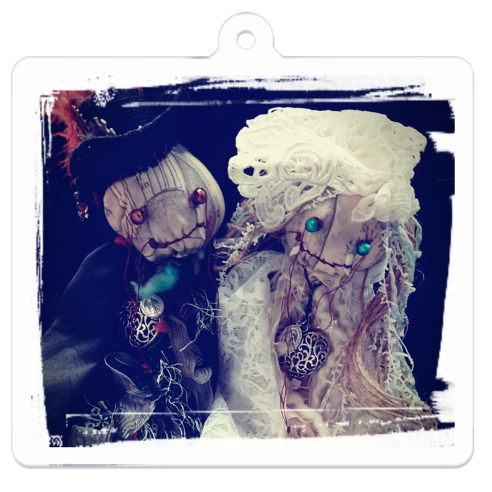 アクリルキーホルダー - 50 x 50 (mm)