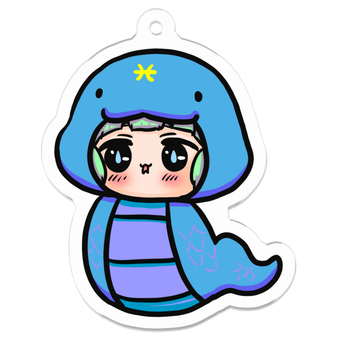 アクリルキーホルダー - 50 x 50 (mm)