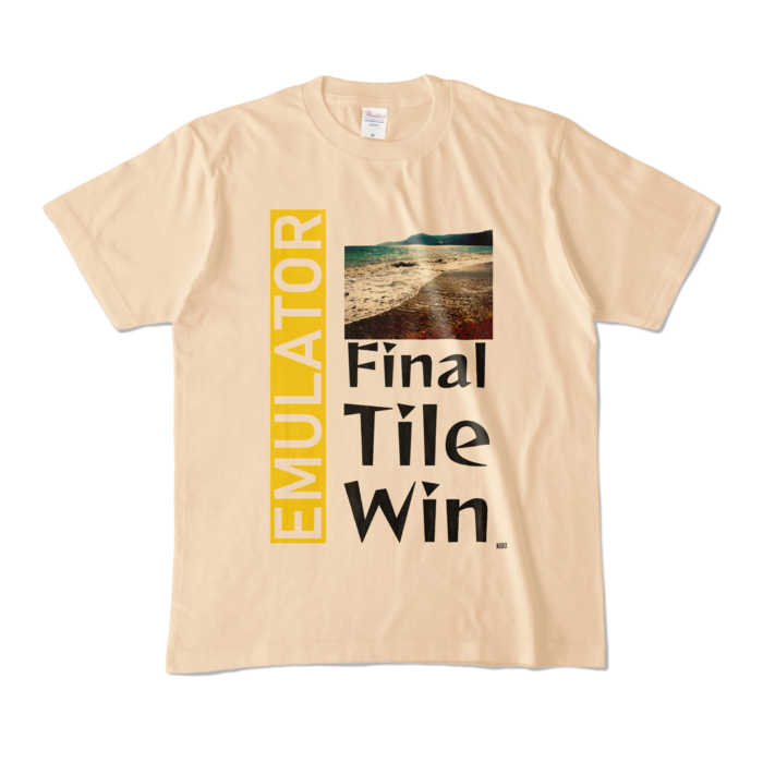 カラーTシャツ - M - ナチュラル (淡色)