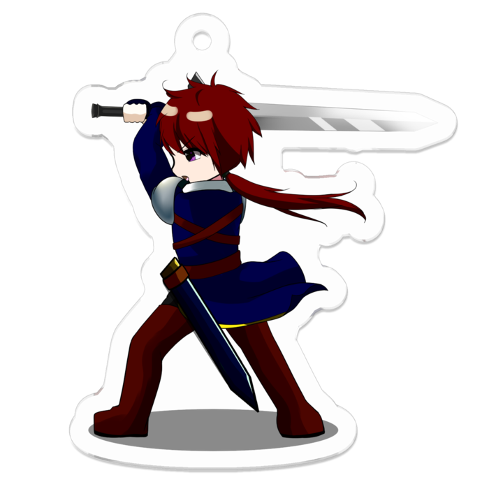 アクリルキーホルダー - 50 x 50 (mm)