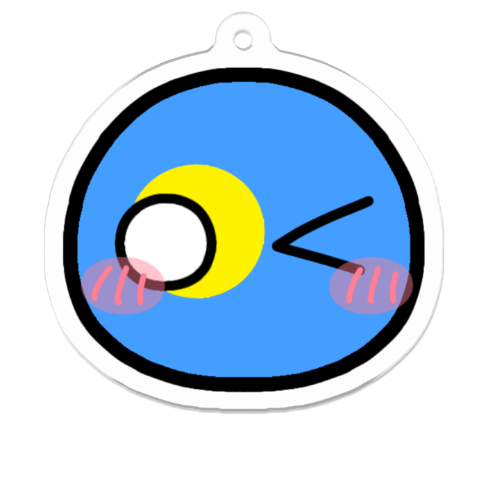 アクリルキーホルダー - 50 x 50 (mm)