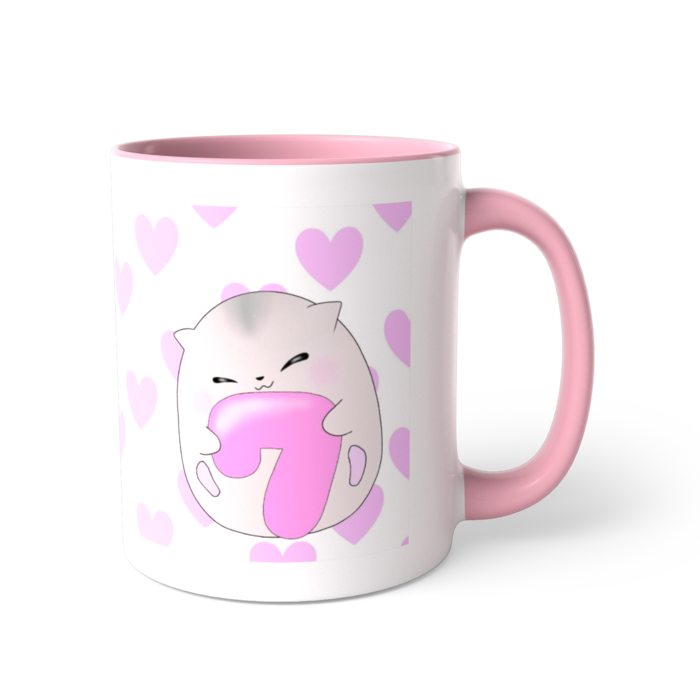 ツートンカラーマグカップ - 直径 8.2cm / 高さ 9.5cm