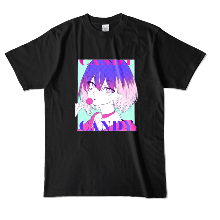 カラーTシャツ - L - ブラック (濃色)