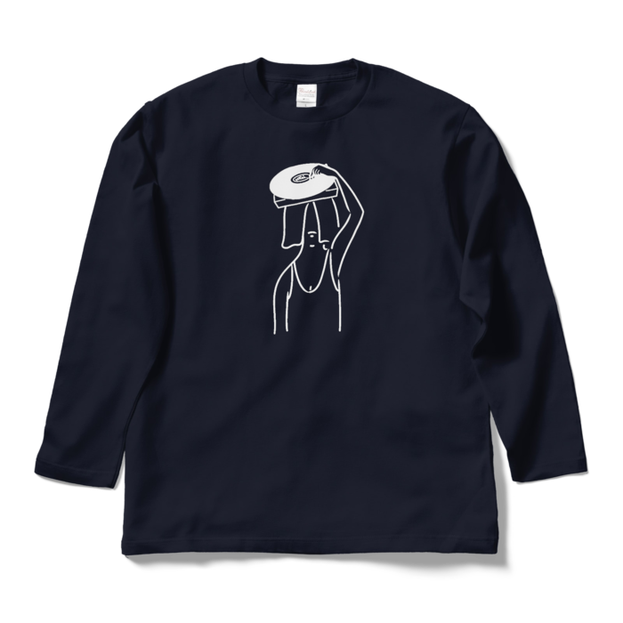 ロングスリーブTシャツ - L - ネイビー