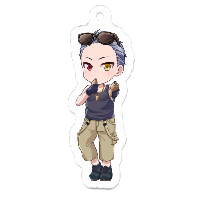 アクリルキーホルダー - 50 x 50 (mm)