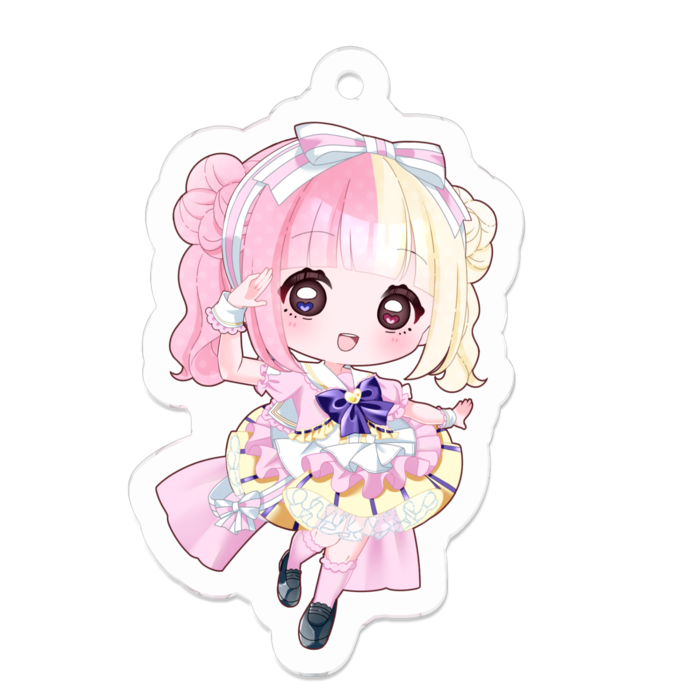 アクリルキーホルダー - 50 x 50 (mm) S