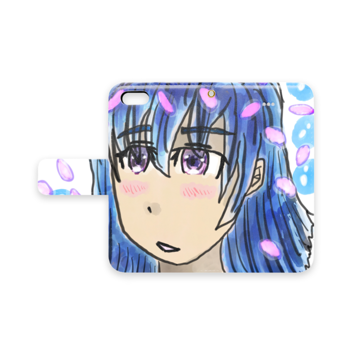 手帳型iPhoneケース - iPhone 5 / 5s / SE - ストラップ穴 あり