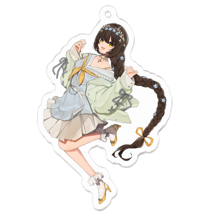 アクリルキーホルダー（コーティング） - 70 x 70 (mm)