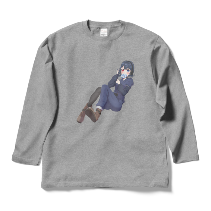 ロングスリーブTシャツ - L - 杢グレー