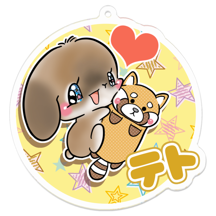 アクリルキーホルダー - 70 x 70 (mm)