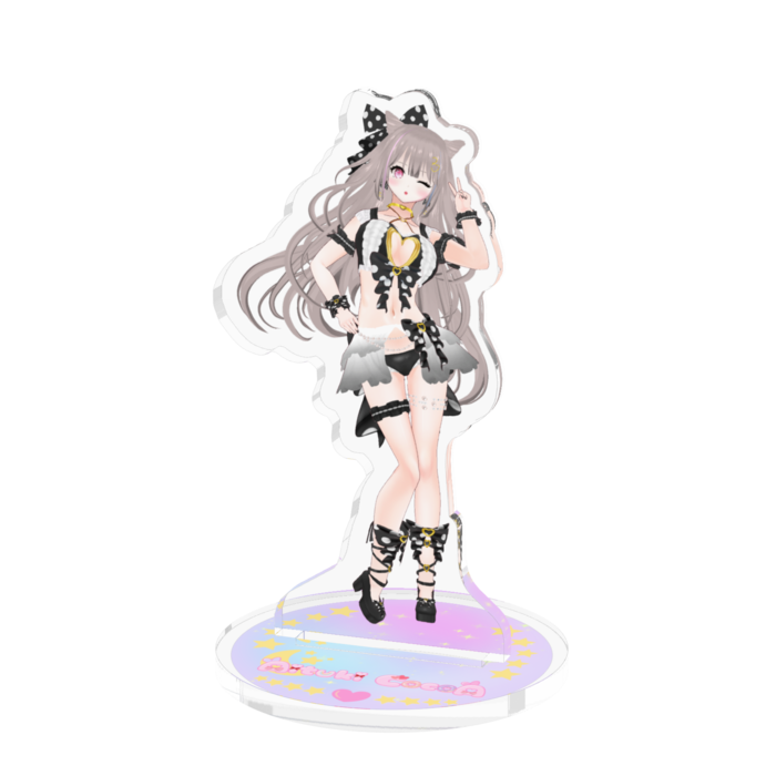Black ver.アクリルスタンド(Black ver.Acrylic Display Stand.)- 70x70mm