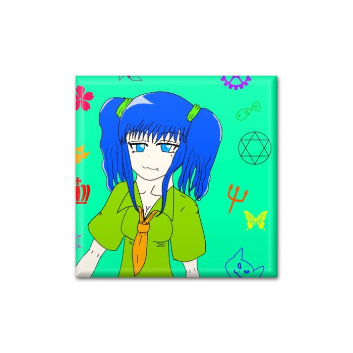 缶バッジ - 四角形40mm