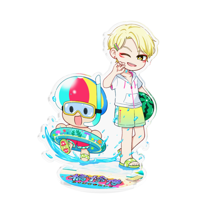 【夏限定】Wたちばな【犯行現場】アクスタ（100x100mm）