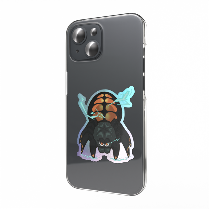 オーロラスマホステッカー - 縦