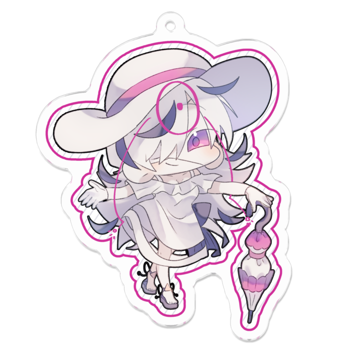 アクリルキーホルダー - 70 x 70 (mm)