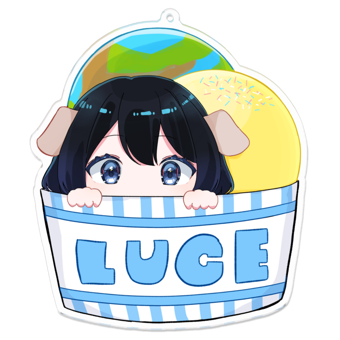 アクリルキーホルダー - 100 x 100 (mm)