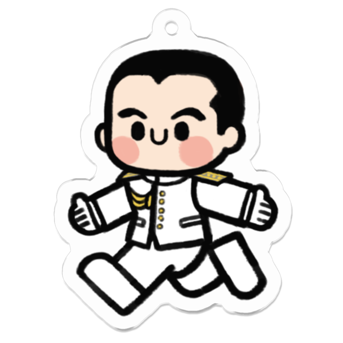 アクリルキーホルダー - 50 x 50 (mm)