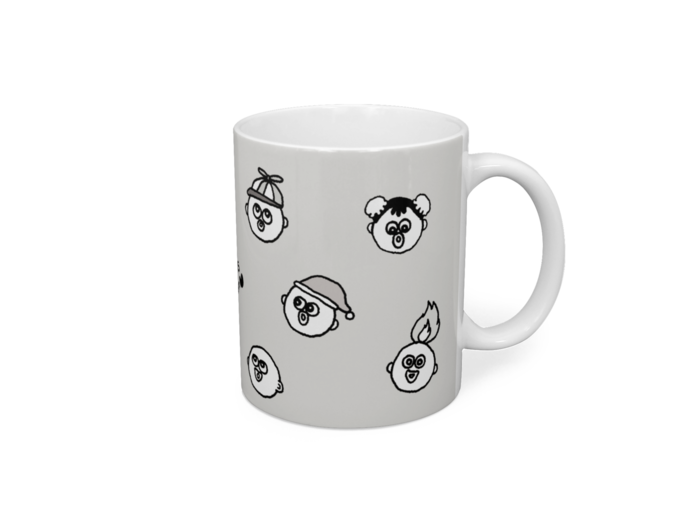 マグカップ - 直径 8 cm / 高さ 9.5 cm