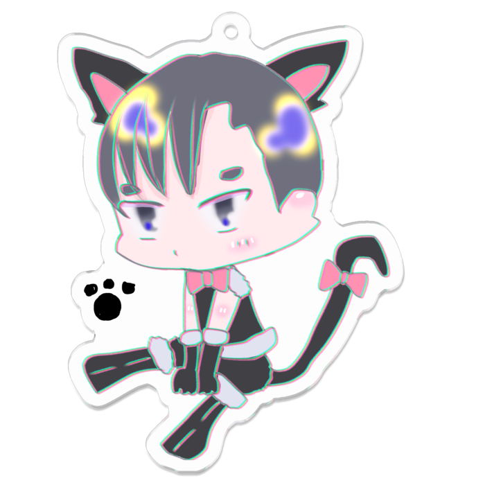 アクリルキーホルダー - 70 x 70 (mm)