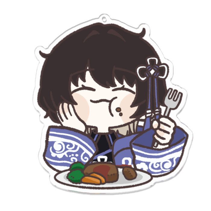 アクリルキーホルダー - 100 x 100 (mm)