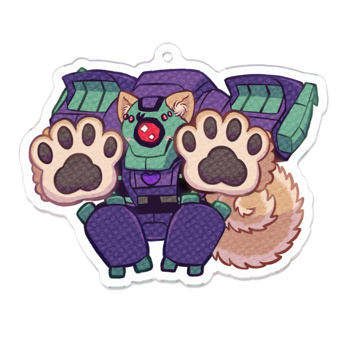 アクリルキーホルダー - 70 x 70 (mm)