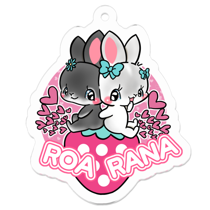 アクリルキーホルダー（コーティング） - 50 x 50 (mm)