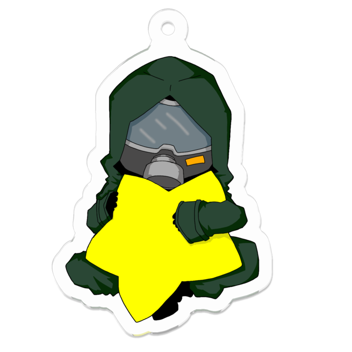 アクリルキーホルダー - 50 x 50 (mm)