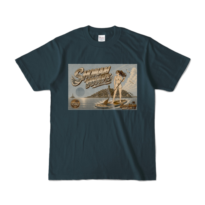 カラーTシャツ - S - デニム (濃色)
